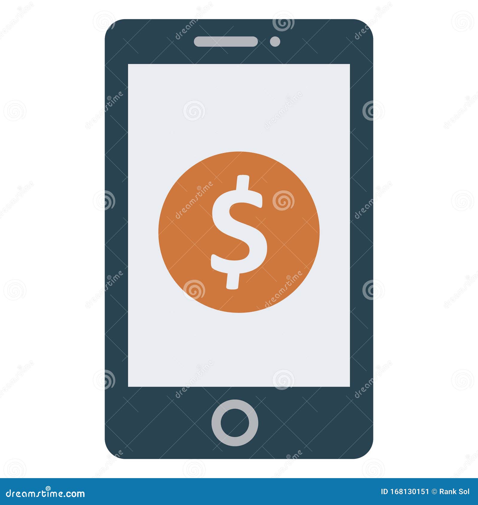 dollar, dollar sign color  icon which can be easily modified or edited