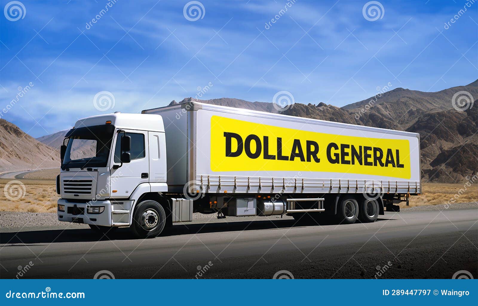 Dollar General Delivery Truck on Tour Editorial Photography Image of