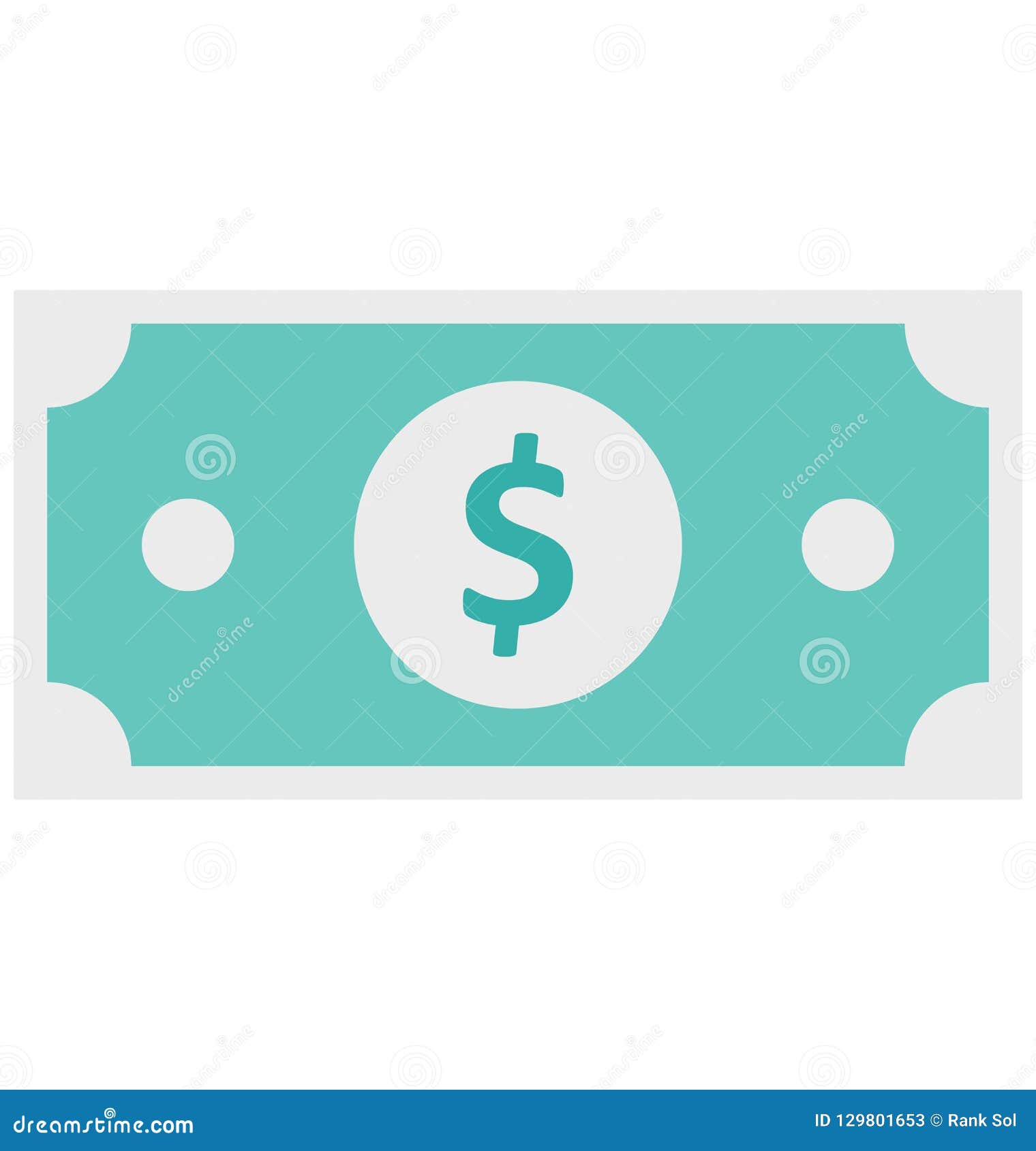 dollar, paper money,   icons that can be easily modified or edit