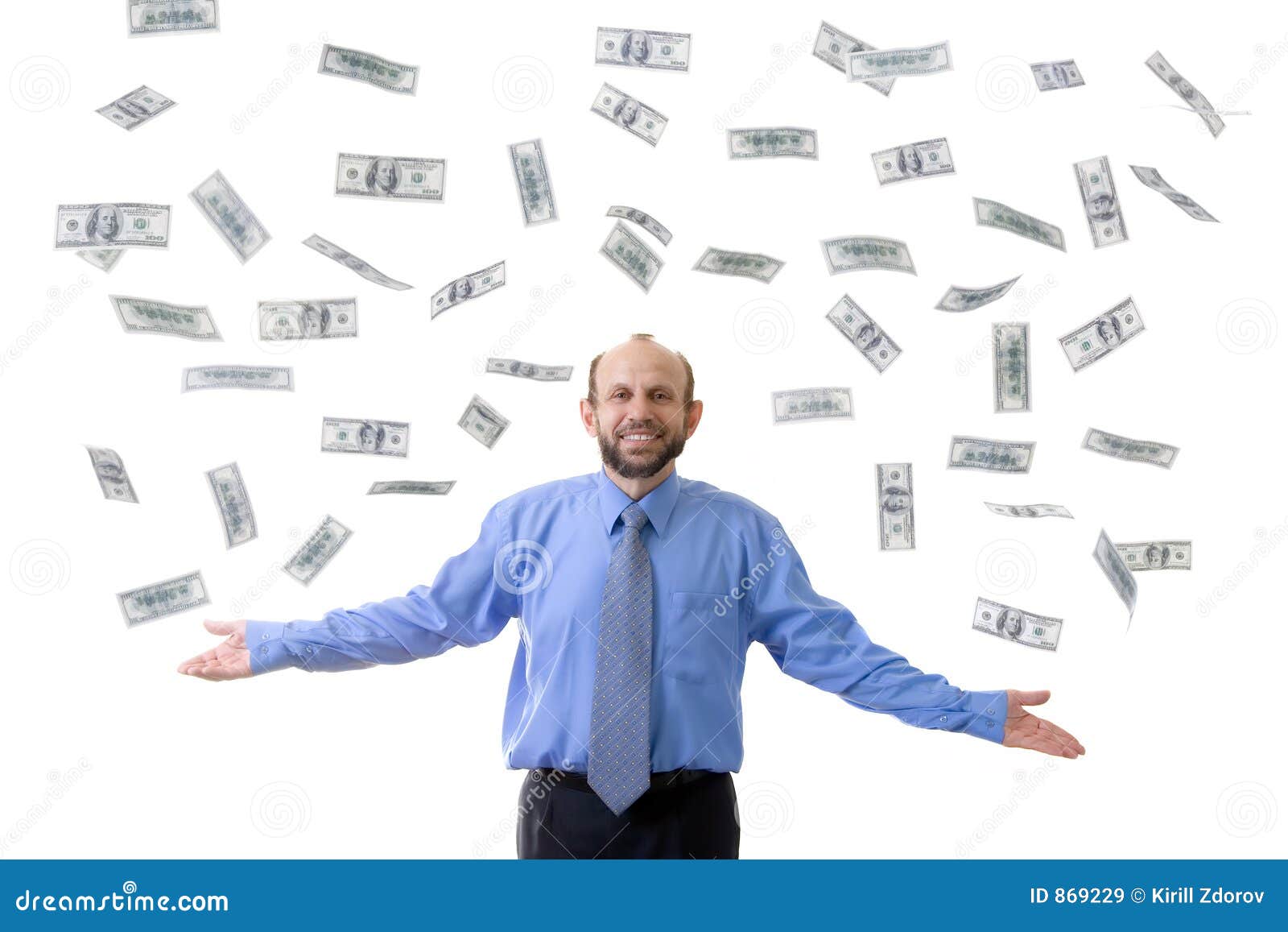 Dollar rain stock image. Image of interest, fall, concept 869229