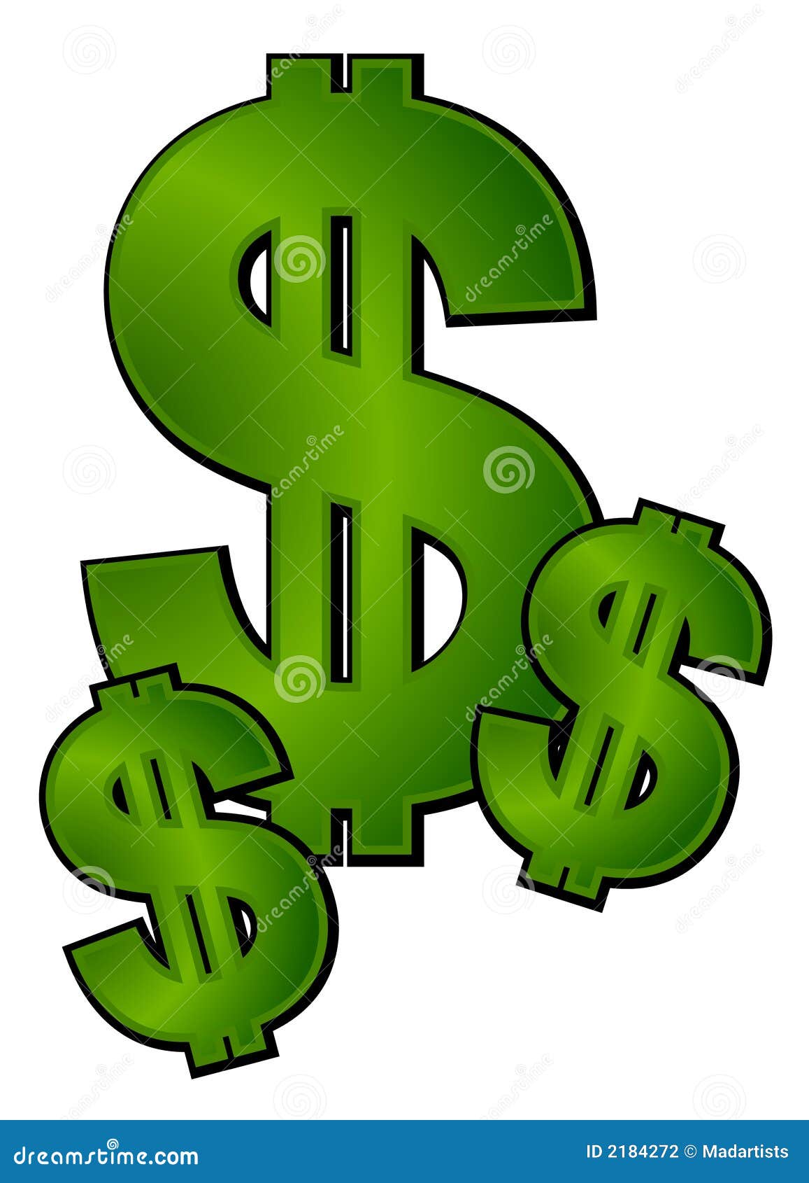 dollar signs money clip art