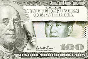 Dollar Vs Yuan Royalty Free Stock Image CartoonDealer 21299374