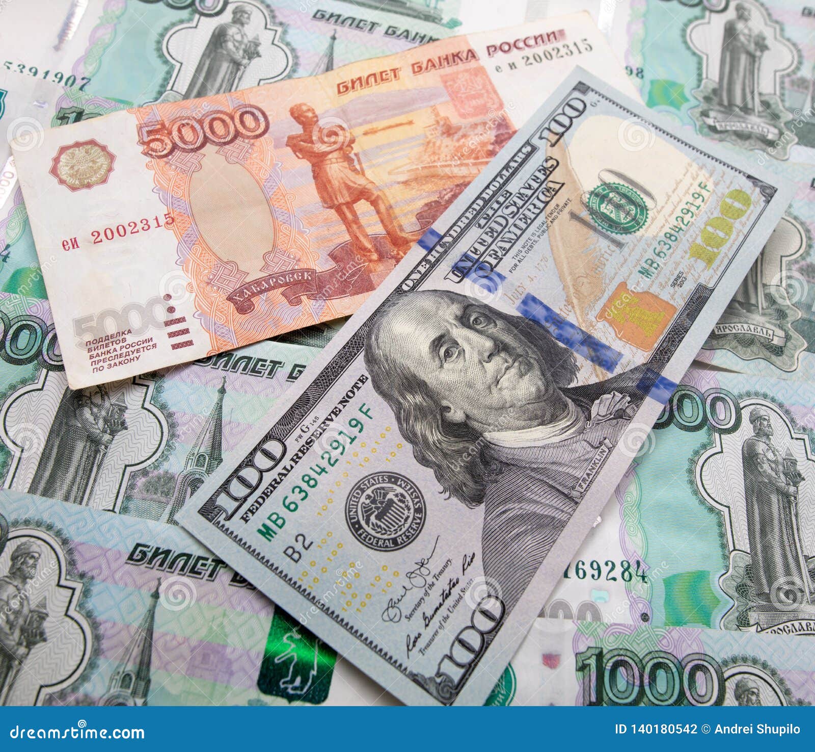 Dollars And Russian Rubles On The Table As Background Stock Photo dollars-and-russian-rubles-on-the-table-as-background-stock-photo