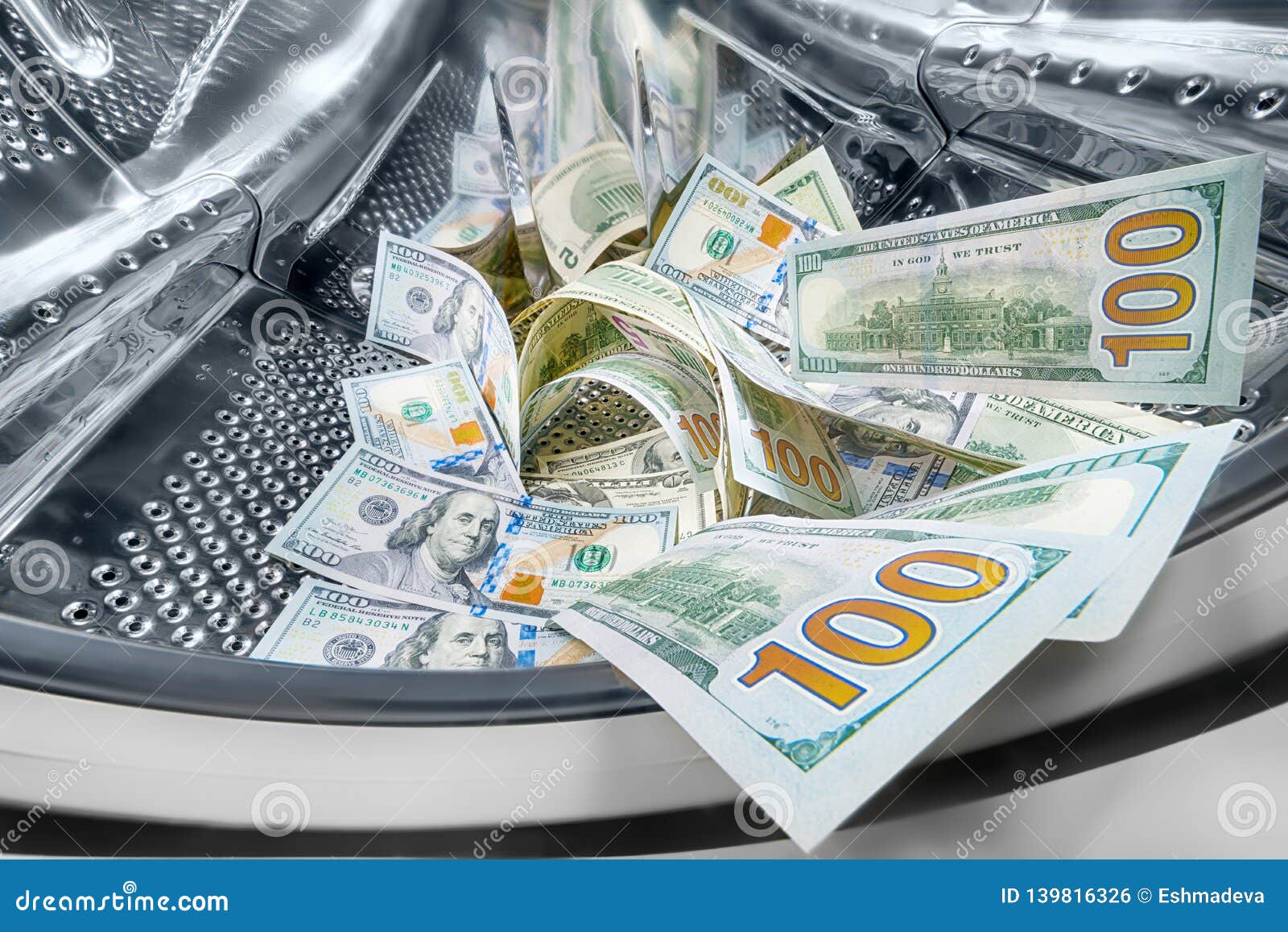 Money into washing machine stock photo. Image of forbidden 139816326