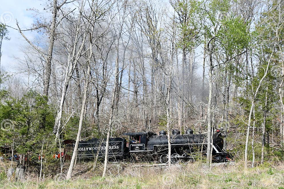 Dollywood Express Train at Dollywood Theme Park in Sevierville