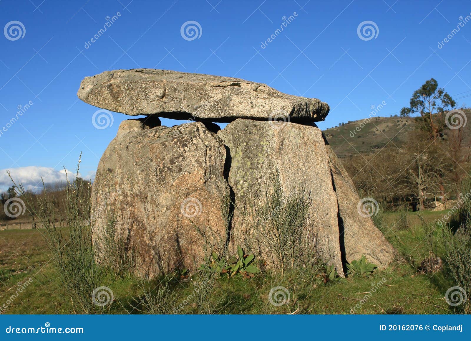 Dolmen stock photo. Image of dolmen, granite, sunlight 20162076