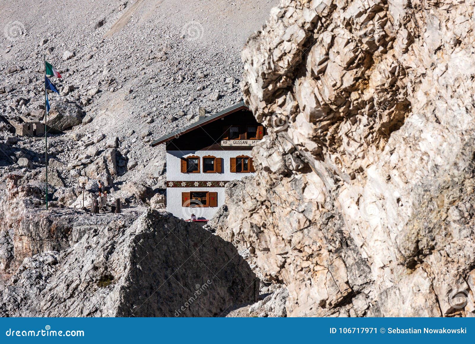 dolomities - tofane group. rifugio giussani