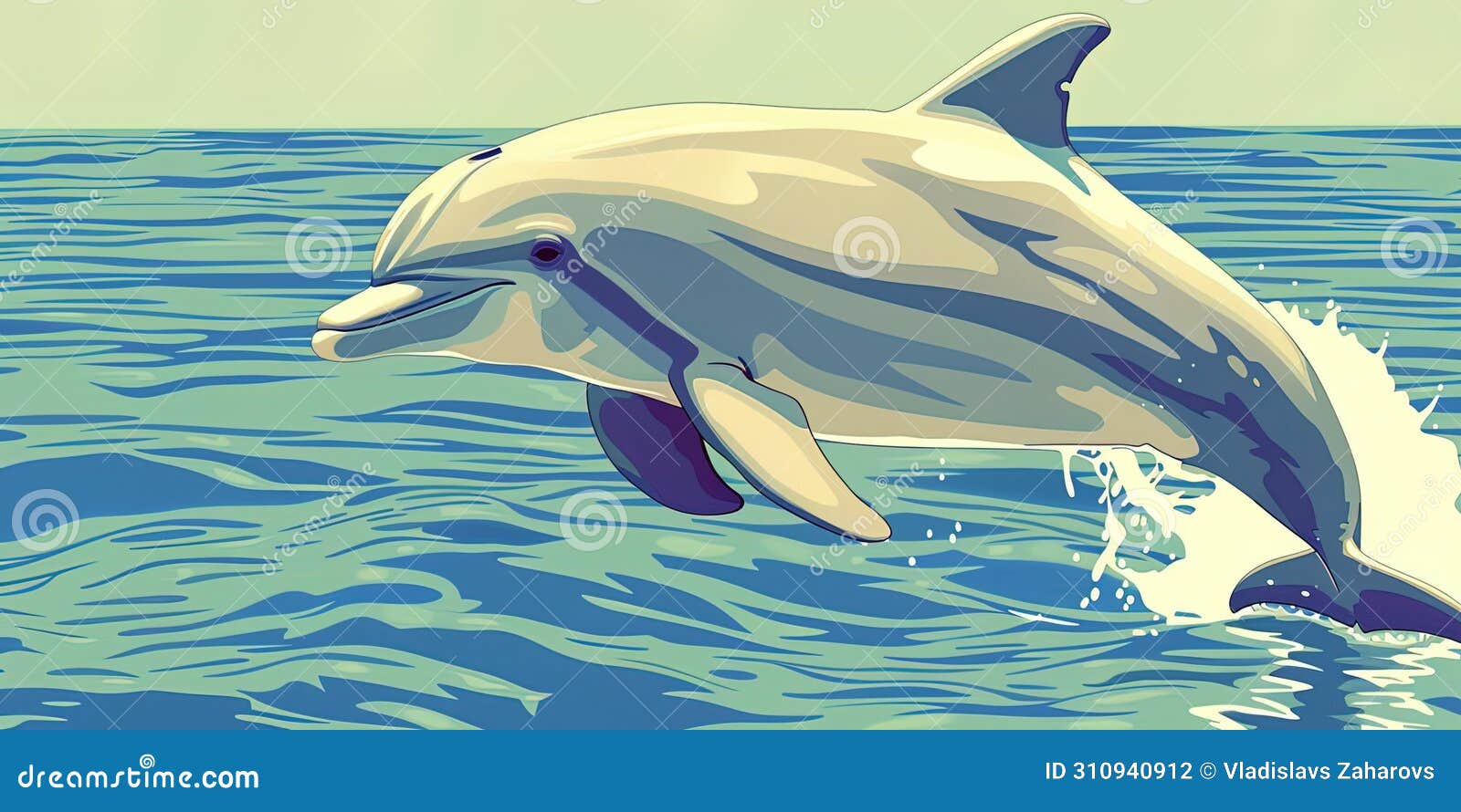 a dolphin leaps out of the ocean in a powerful display of agility and grace