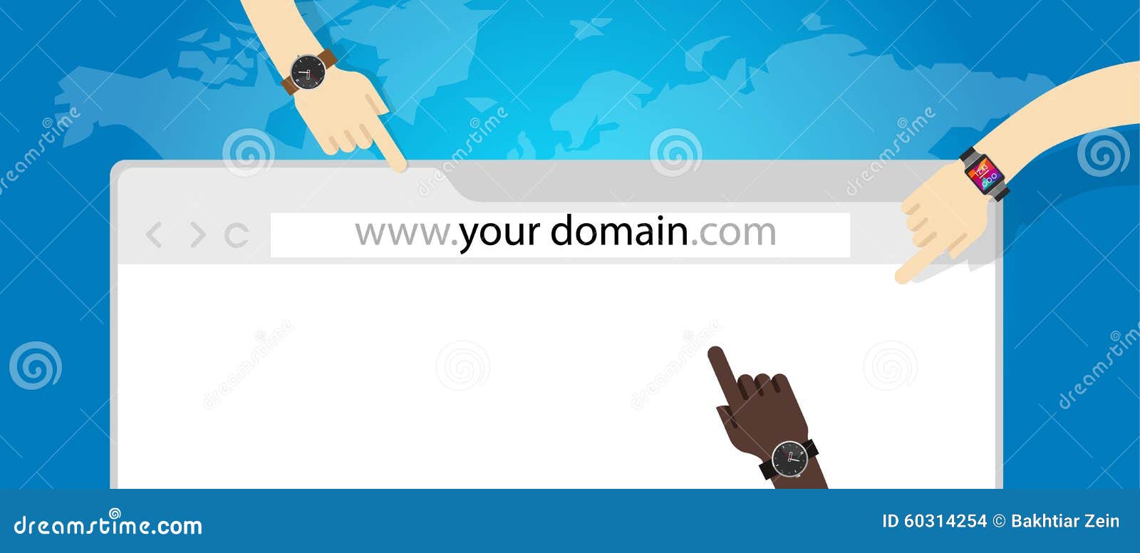domain name web business internet concept url
