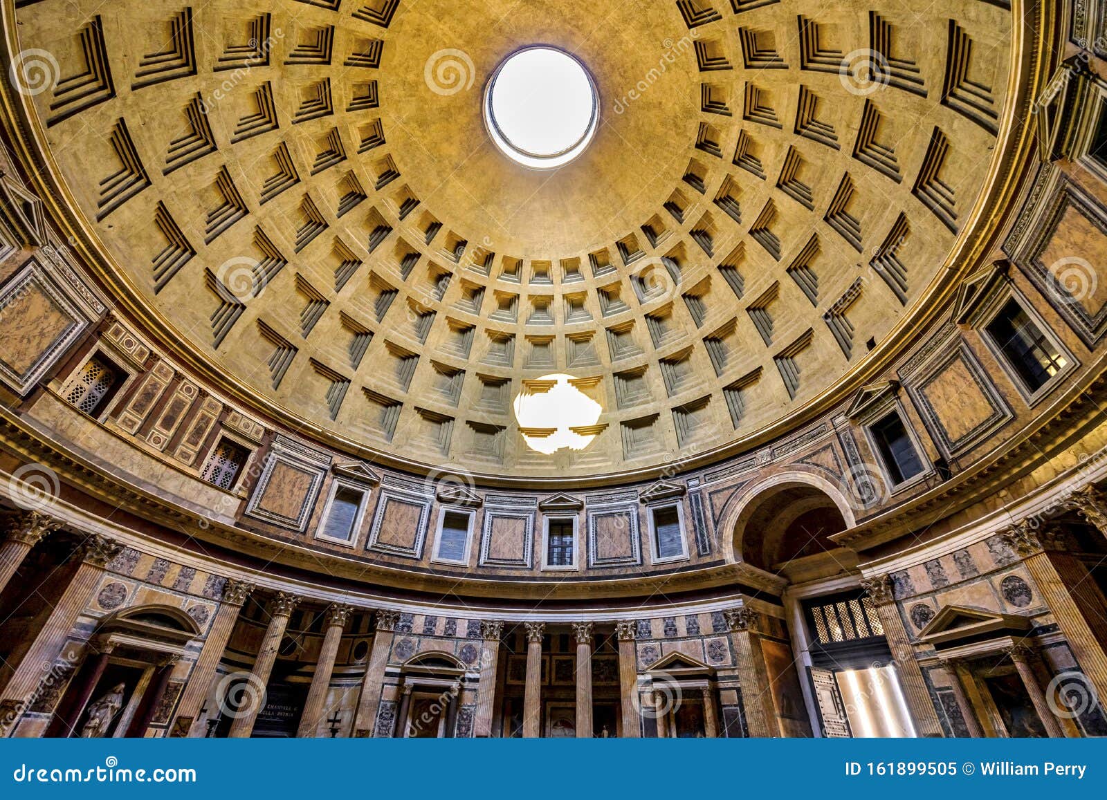 dome oculus pantheon rome italy