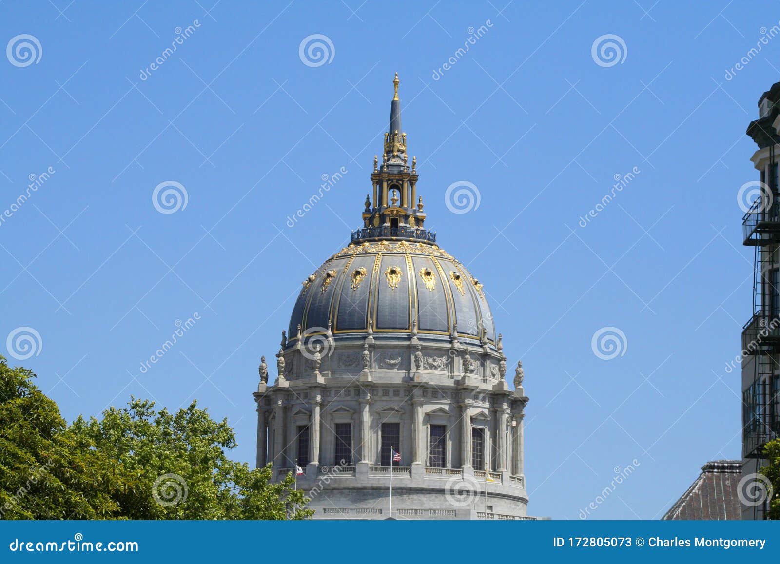 Dome of San Francisco City Hall (CA 01261 Stock Image Image of government, travel 172805073