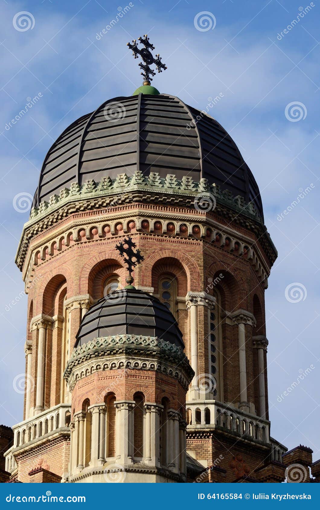 dome of seminary church,chernivtsi, western ukraine,unesco