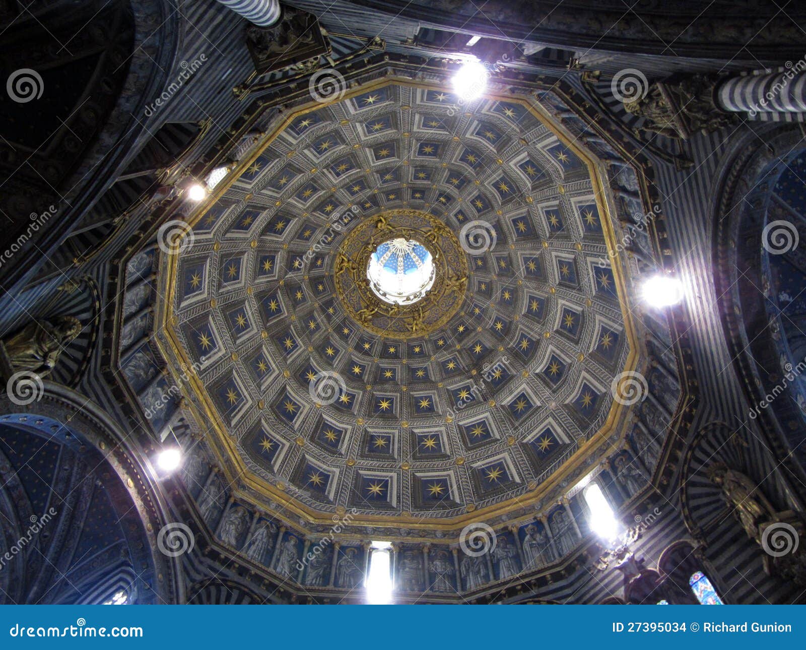 Dome of the Siena Cathedral Stock Photo Image of siena, interior