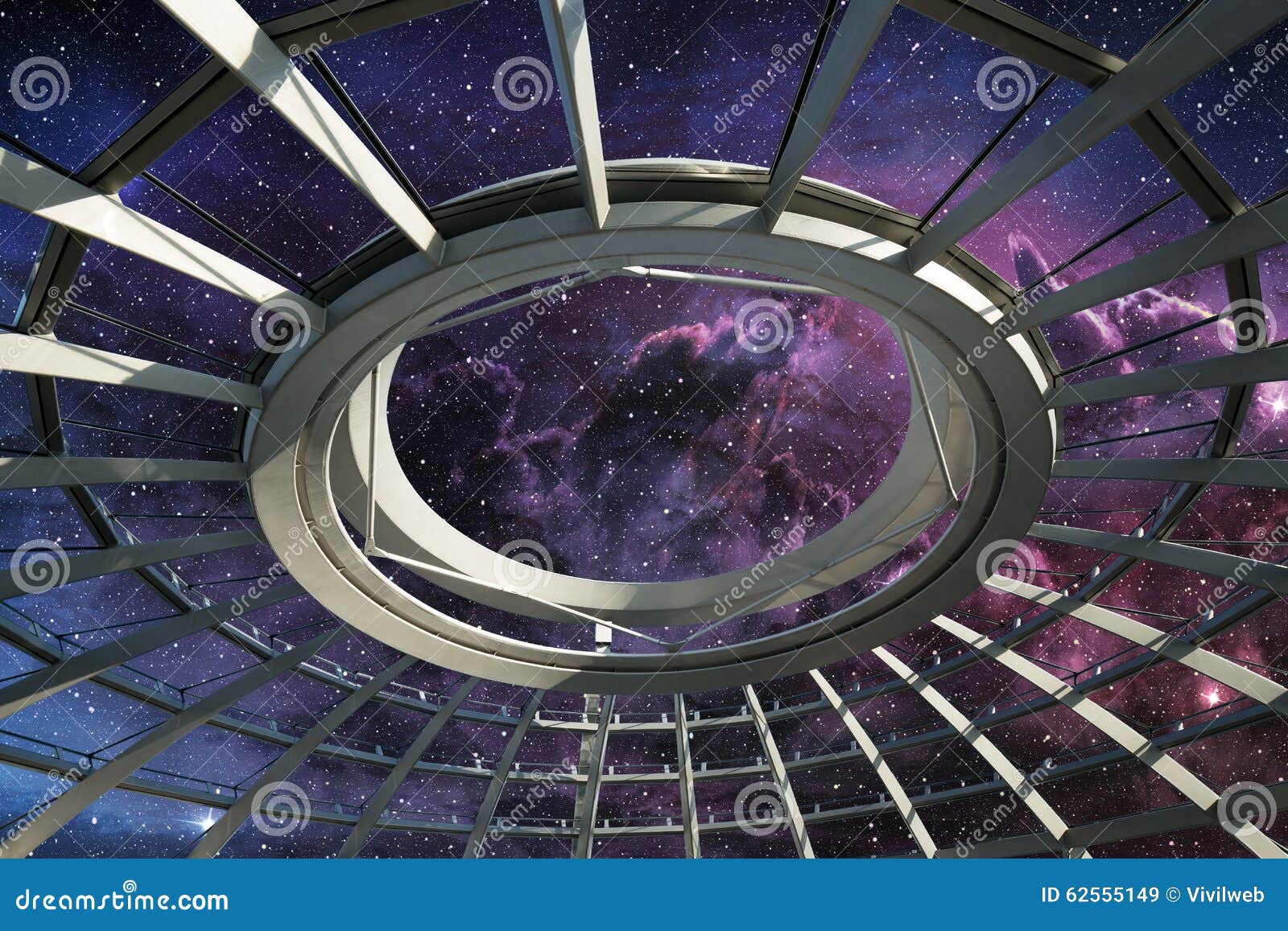 Dome Under The Star Field Stock Image Image Of Exploration 62555149