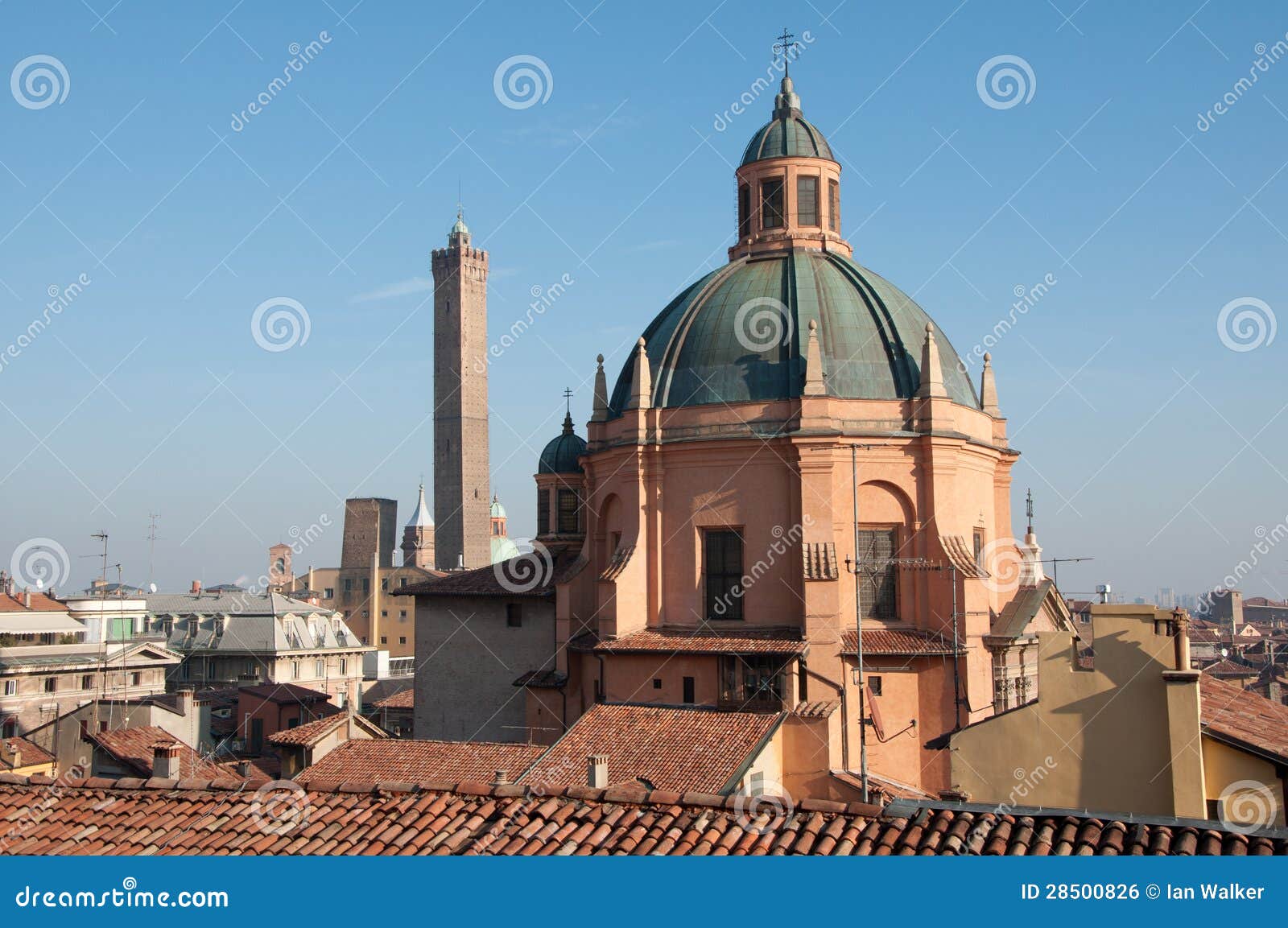 Santa Maria Madre Della Chiesa Bologna Domed Roof of the Sanctuary of Santa Maria Della Vita, Bologna Italy