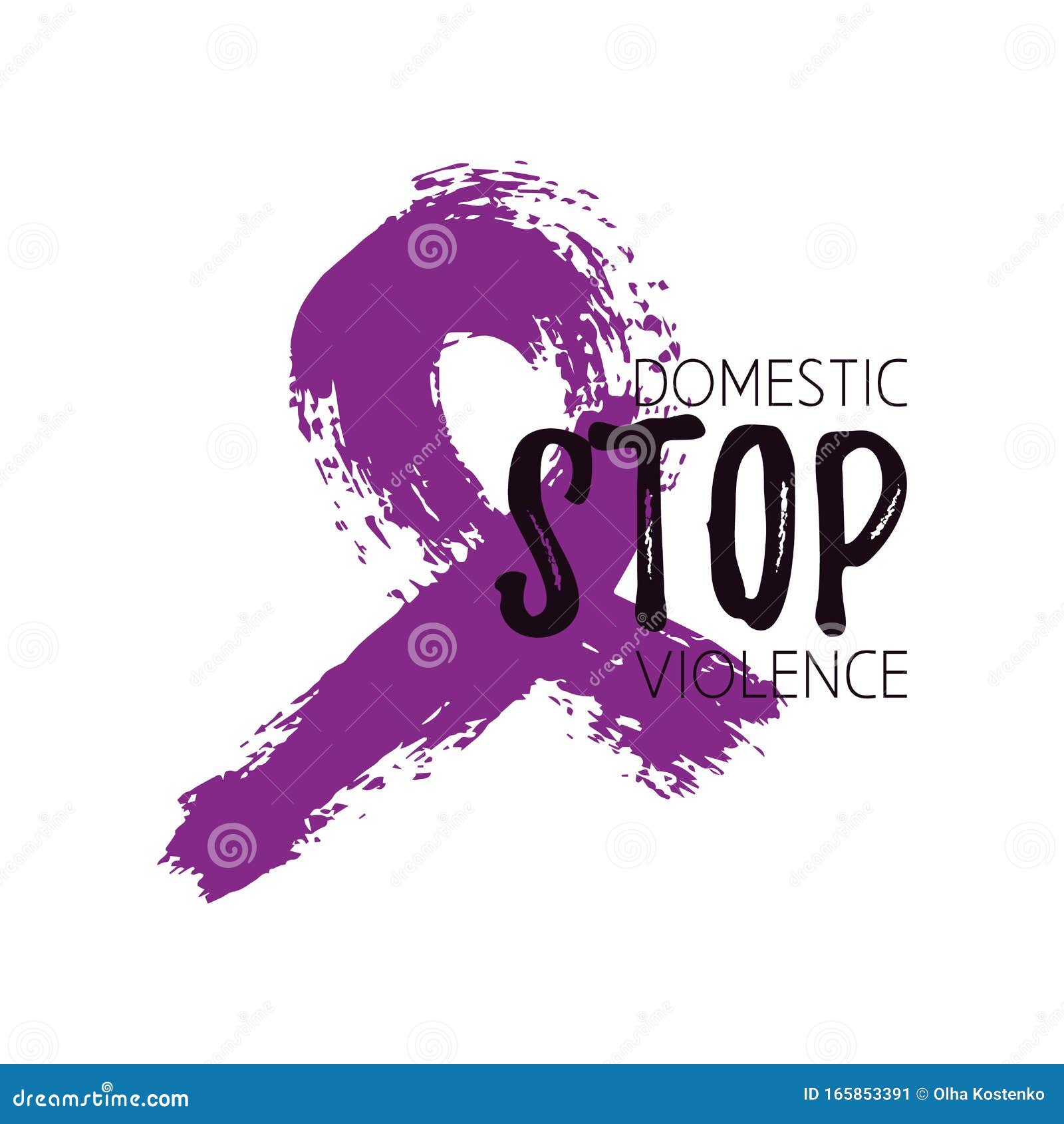 domestic violence purple ribbon