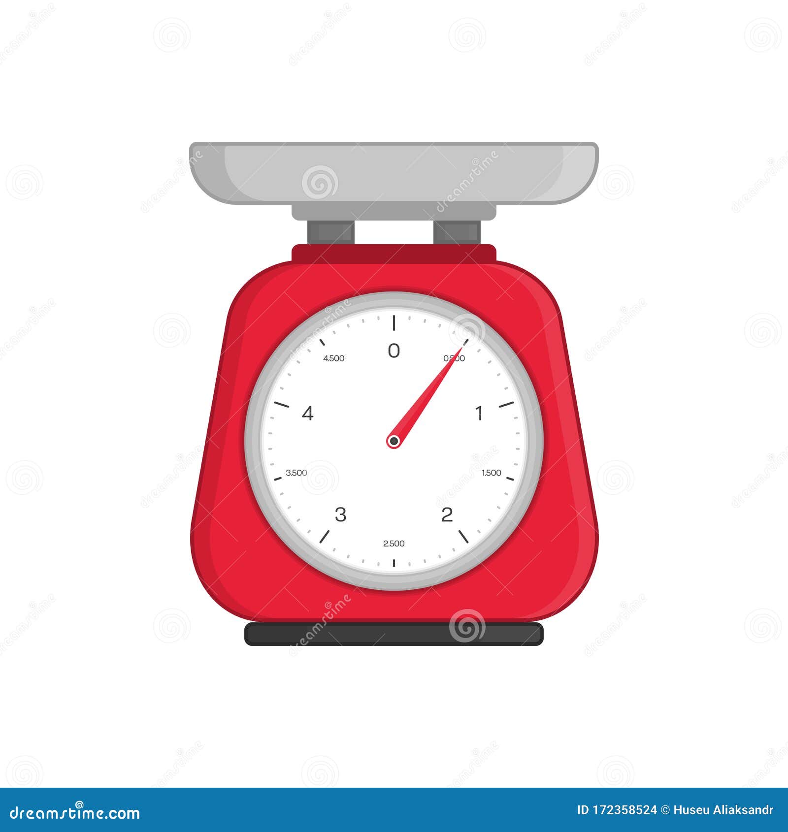 Domestic weigh scales icon cartoon Royalty Free Vector Image