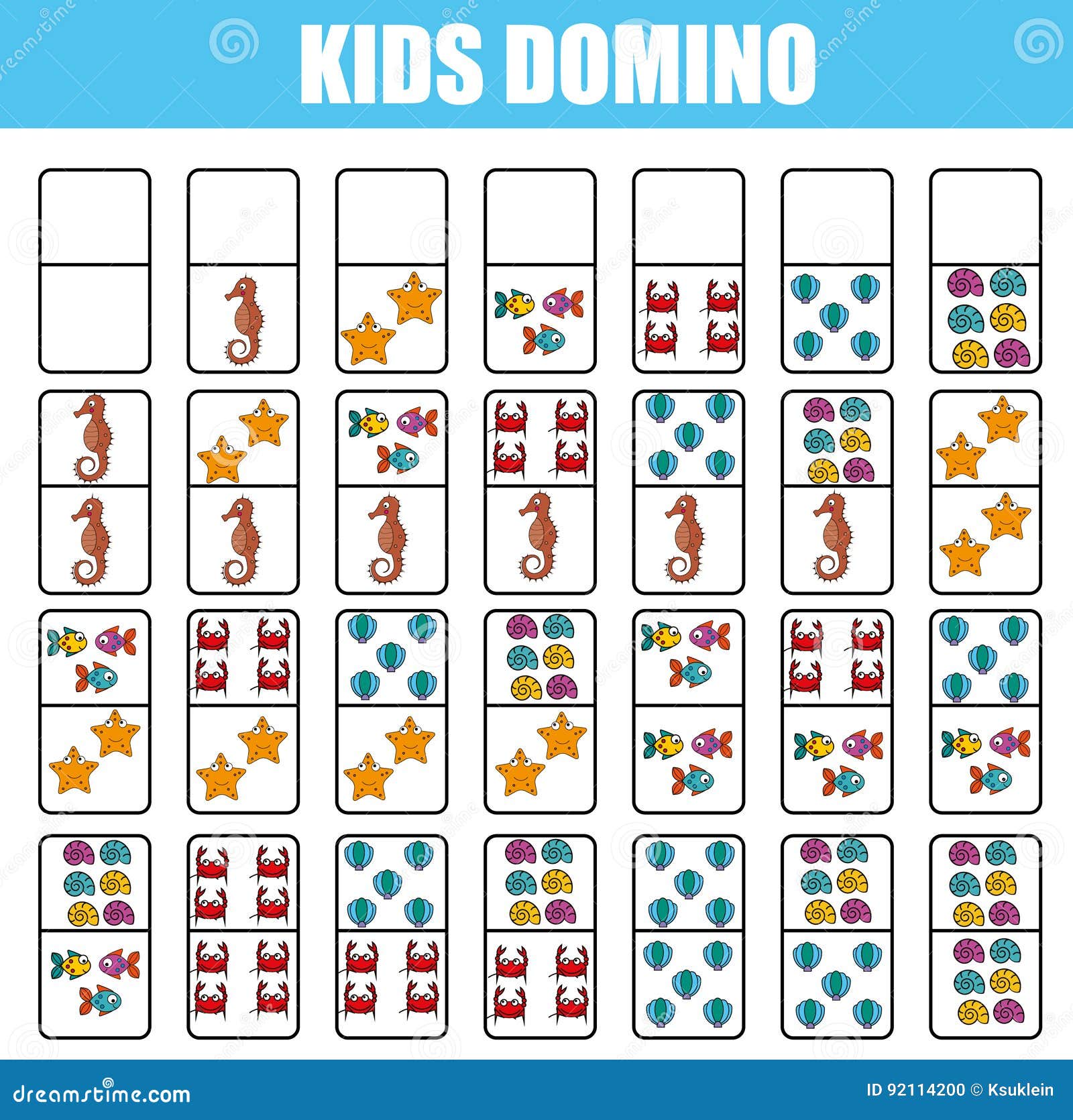 Dominó  Jogos, Educação infantil, Educação