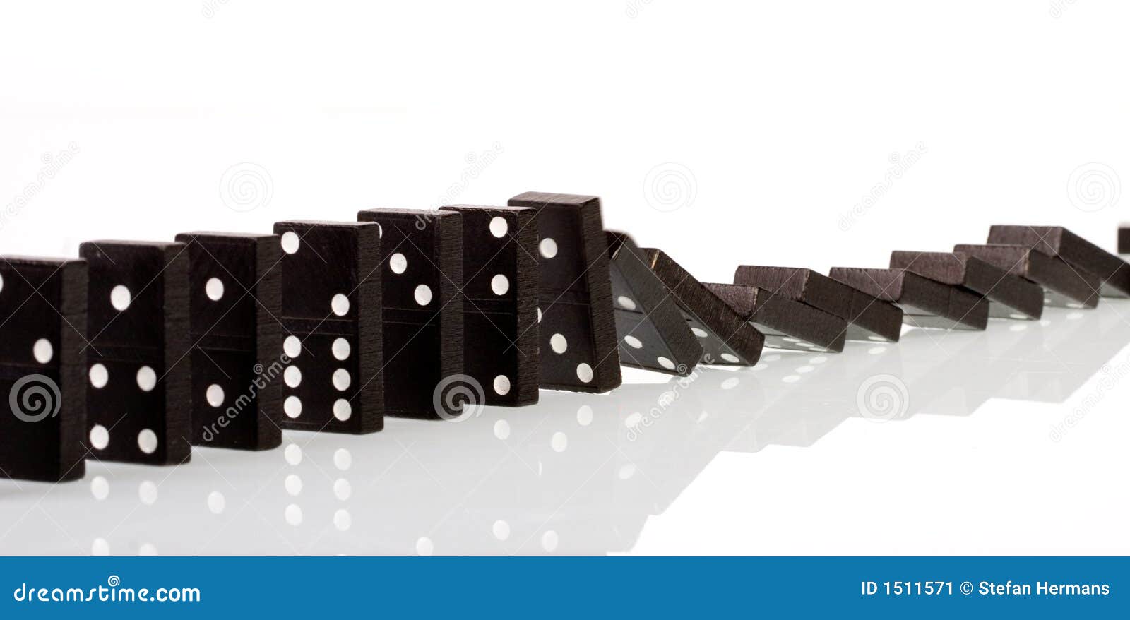 Black Dominoes game block in a row on a colored background Stock Photo -  Alamy