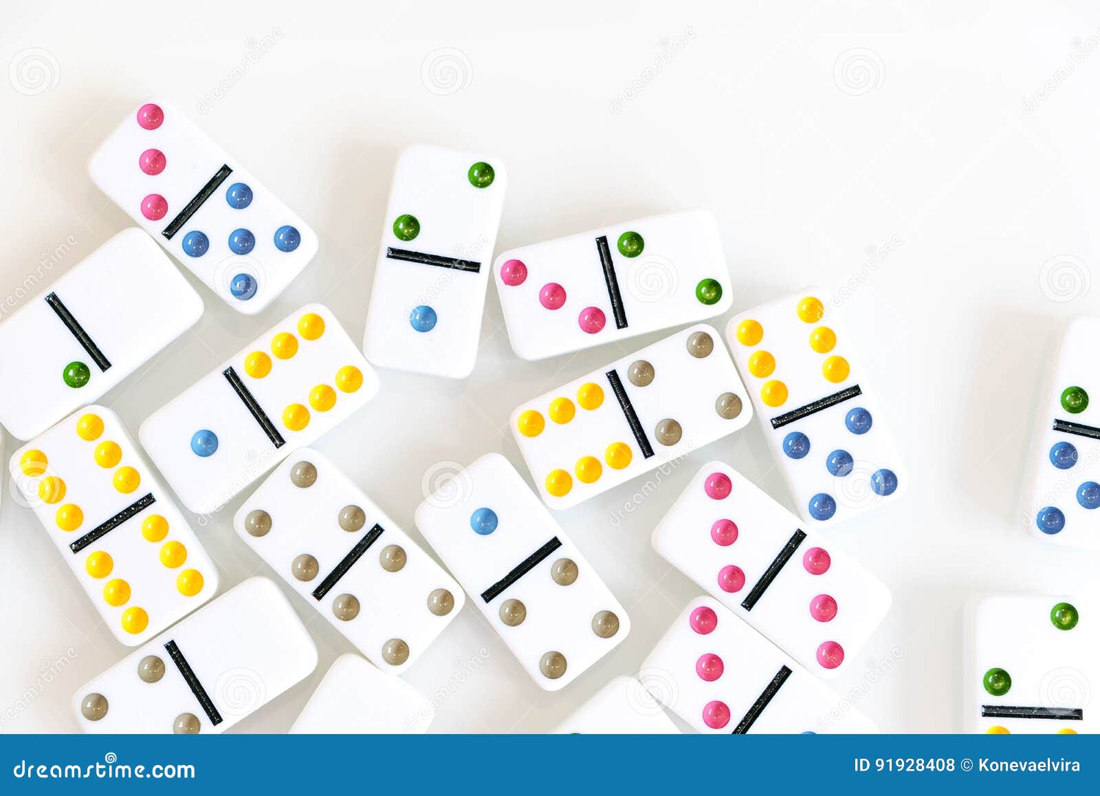 Domino Effect Shot Look Down For Domino Game Dominoes Falling In