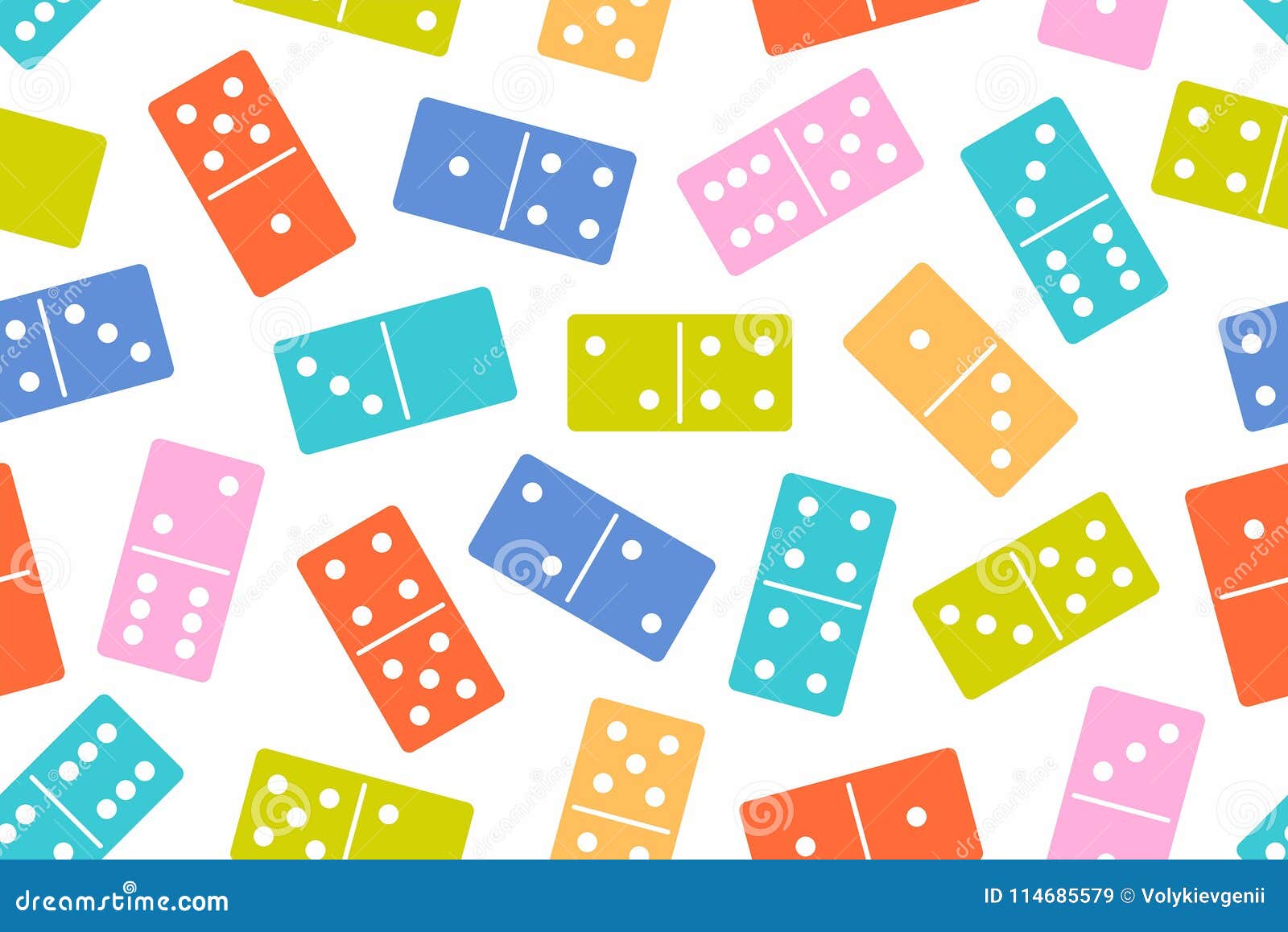 domino  seamless pattern