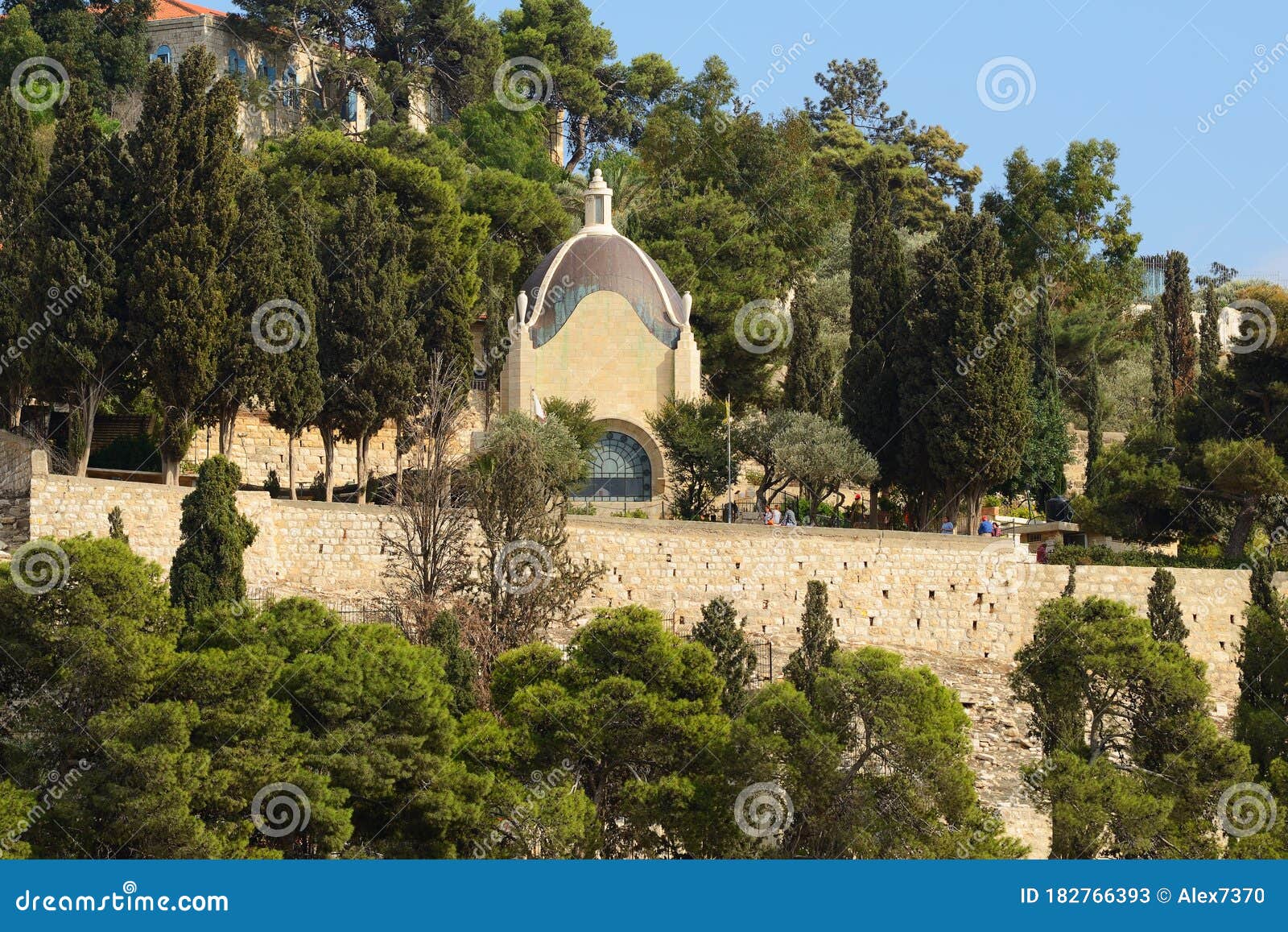 Dominus Flevit Church In Jerusalem, Israel Royalty-Free Stock Photo ...