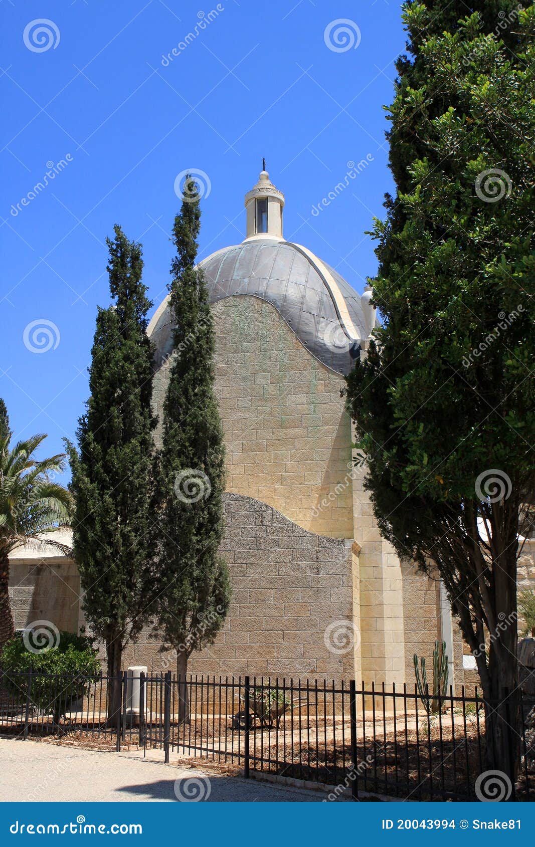 Dominus Flevit Kirche stockfoto. Bild von land, fromm - 20043994