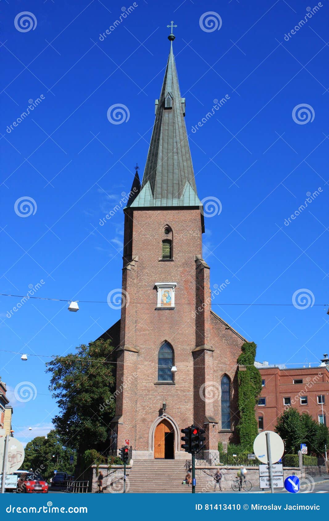 Domkirke de St Olav l'église catholique Sentrum Oslo central Norvège de cathédrale