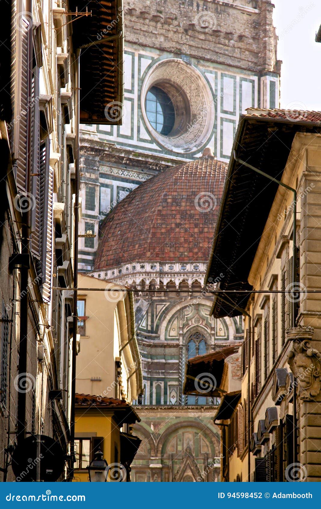 Domkyrka Del Fiore Maria Santa Arkivfoto - Bild av arkitektur, gotiskt ...