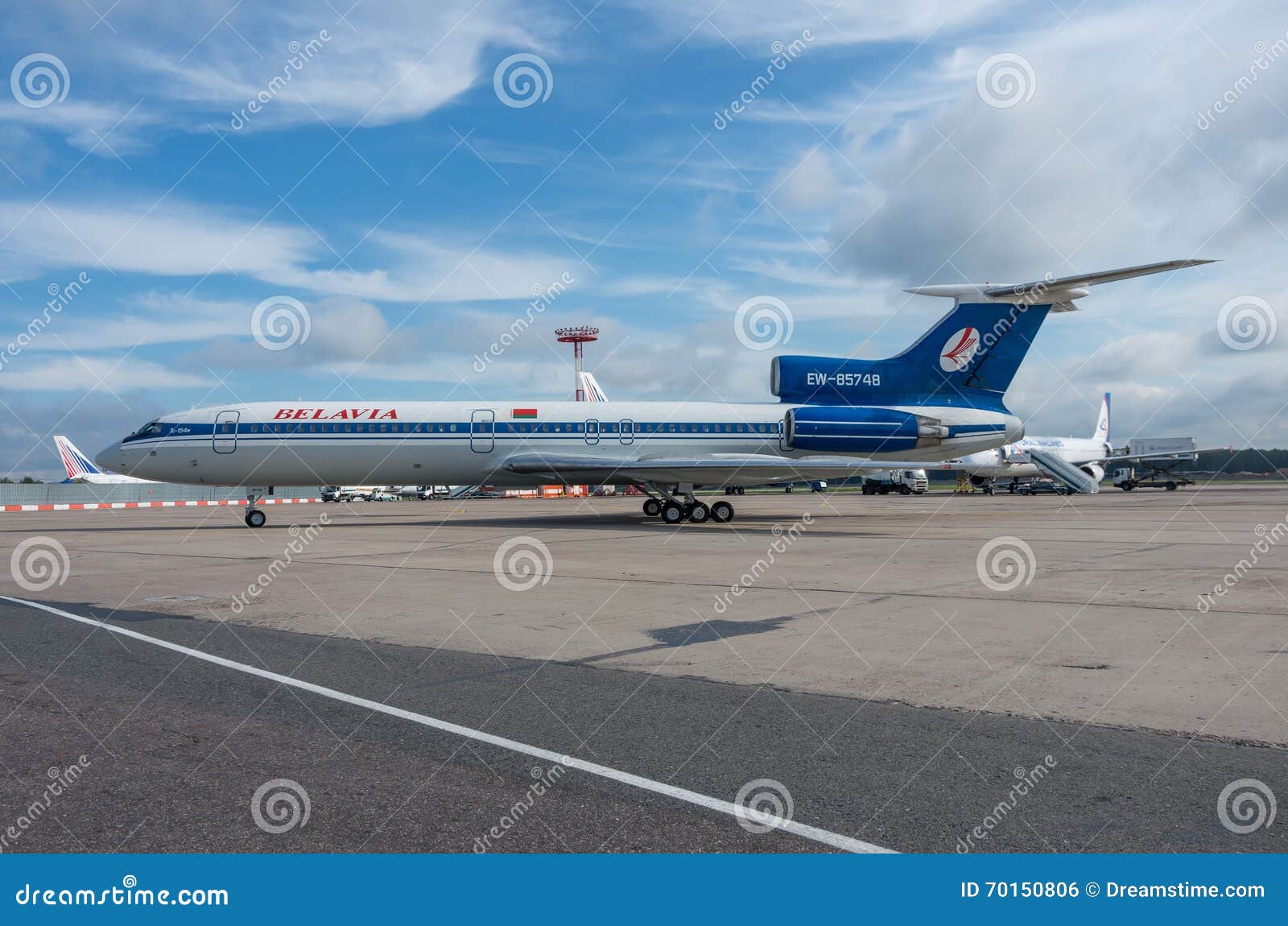 Domodedovo Airport Moscow July 11th 2015 Tupolev Tu