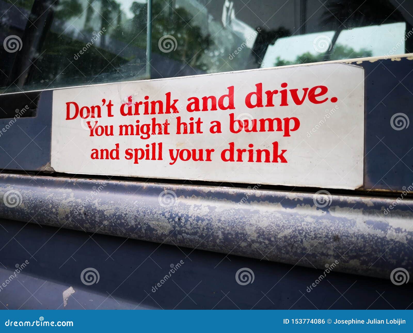 Don't Drink And Drive You Might Spill Your Beer! - Drinks