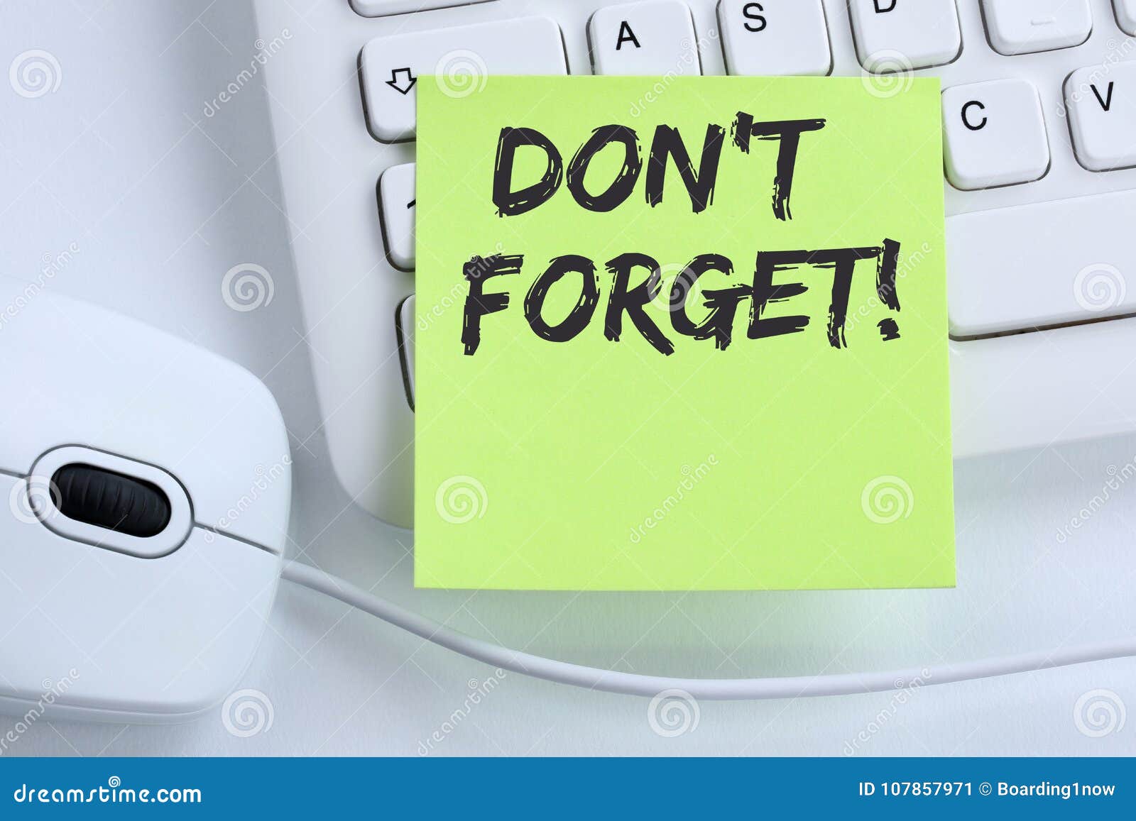 don`t forget date meeting remind reminder notepaper business con