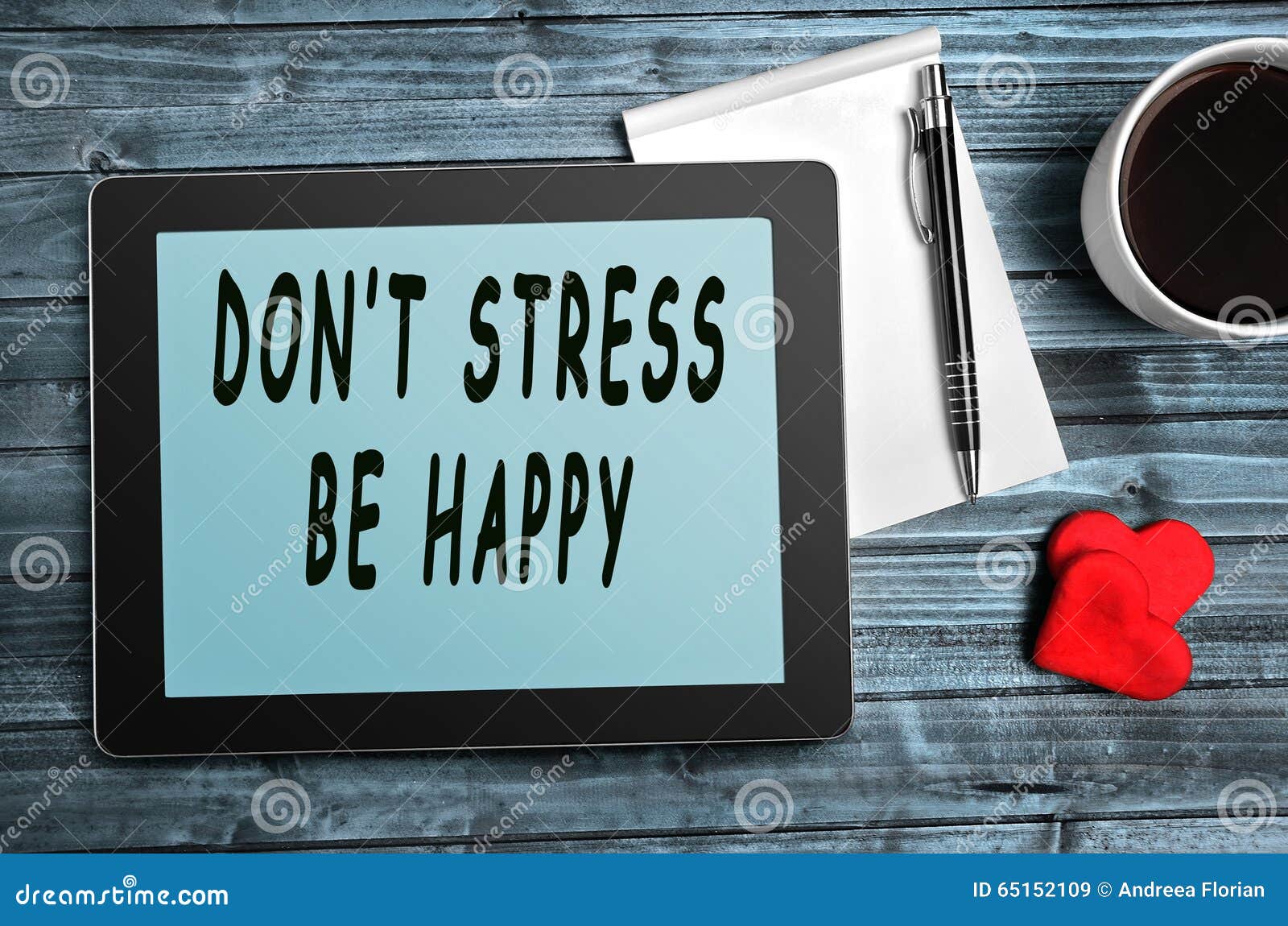 Don T Stress,be Happy Quotes Stock Image - Image of dont, message ...