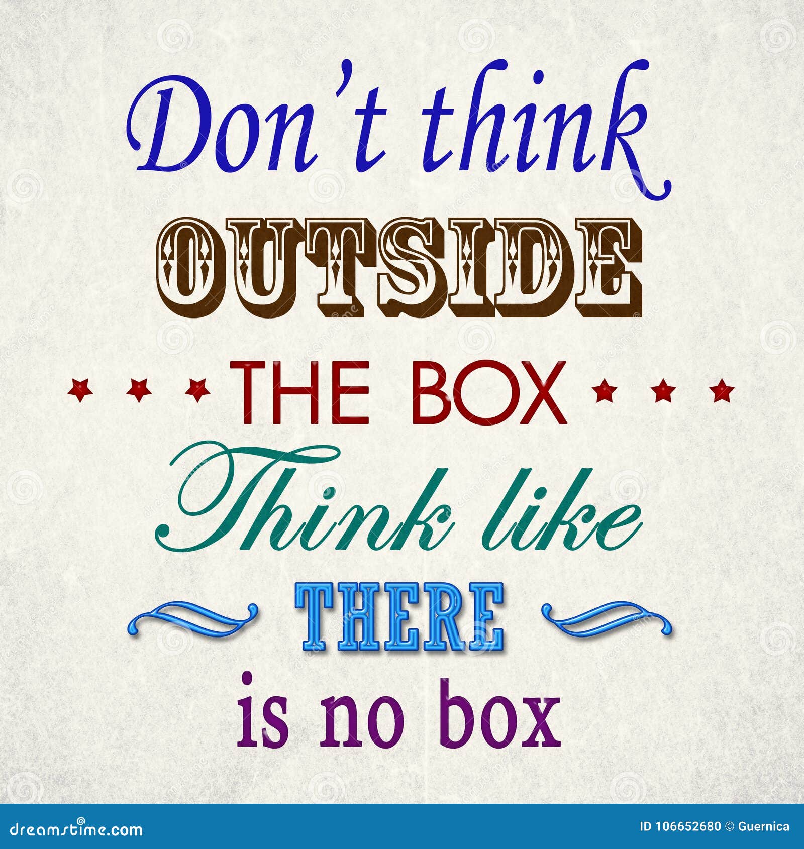 dont think outside the box