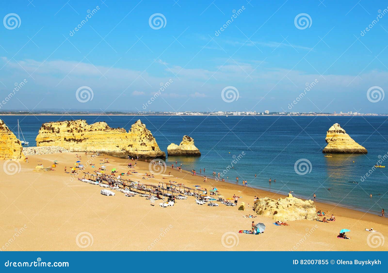 dona ana beach, lagos, portugal