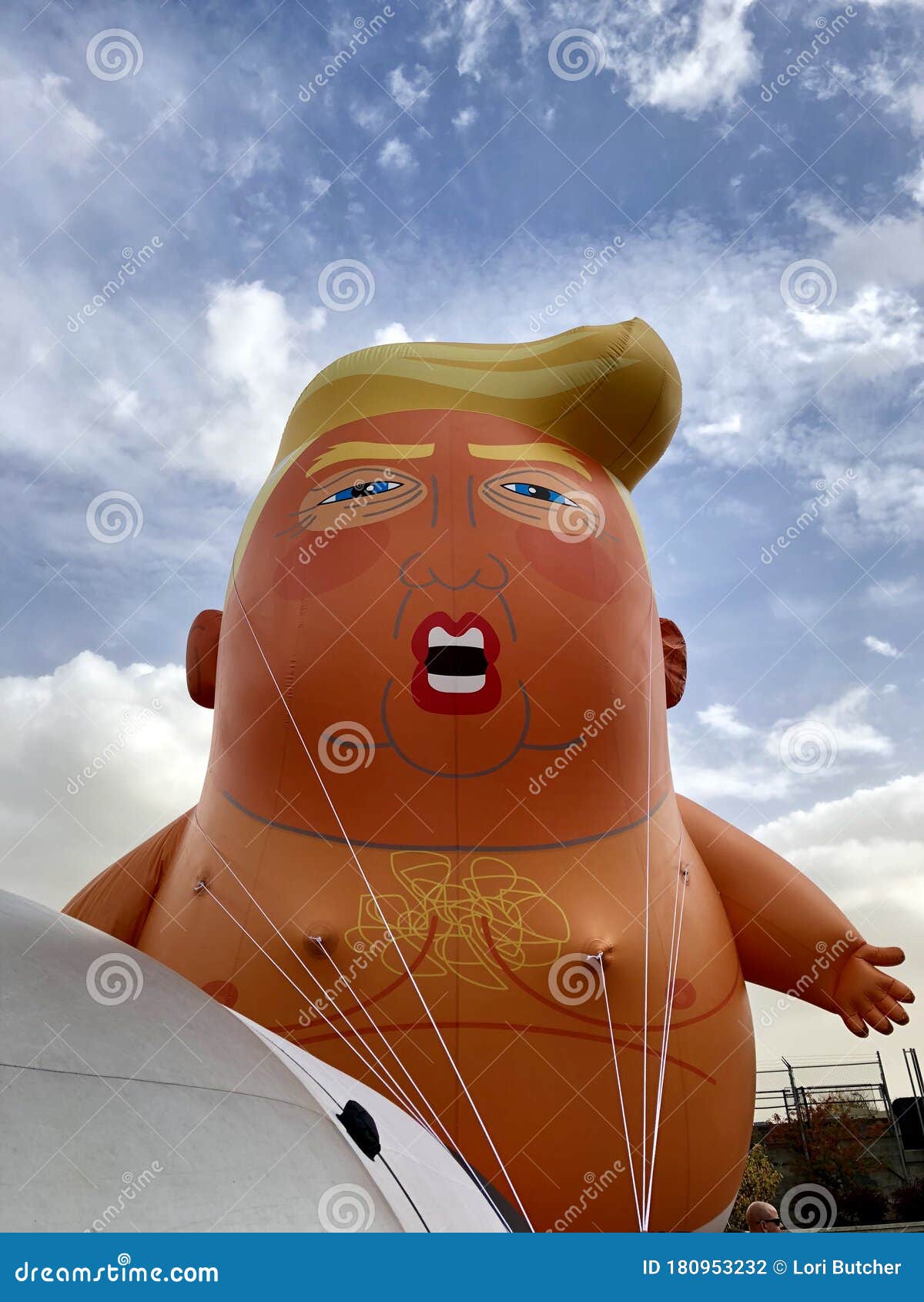 Donald Trump Inflatable Baby Balloon Editorial Photography - Image of