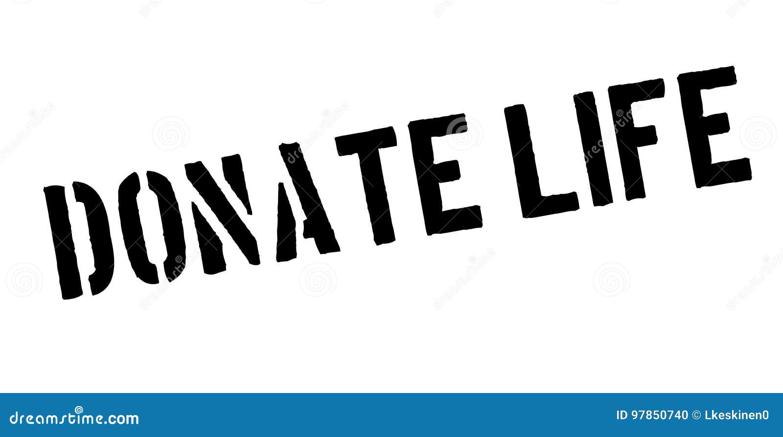 Download Donate Life rubber stamp stock vector. Illustration of ...