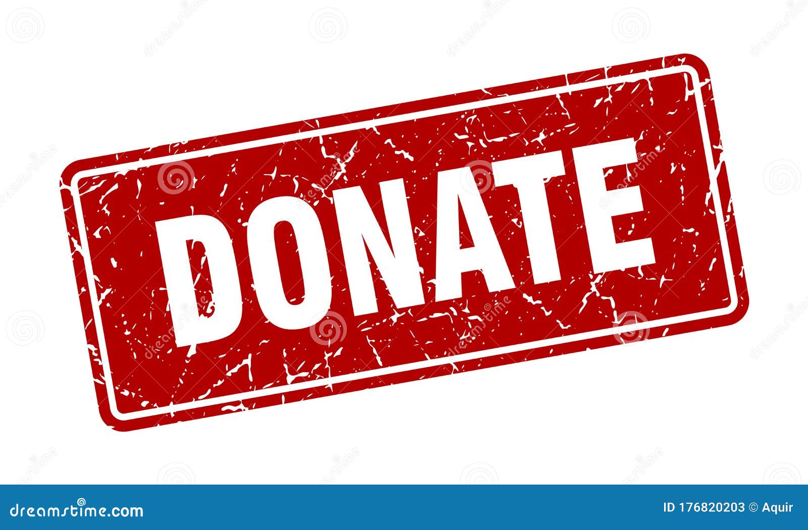 Donate Sign. Donate Grunge Stamp Stock Vector Illustration of rubber