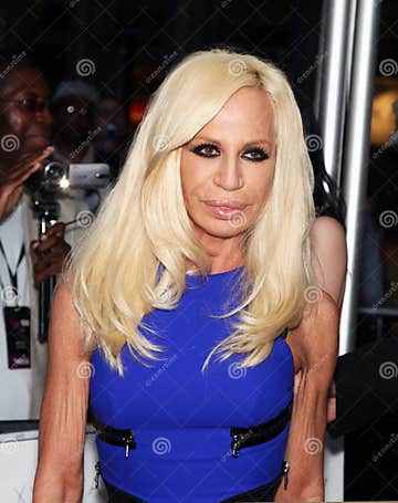 Donatella Versace editorial stock image. Image of marketer - 22642334