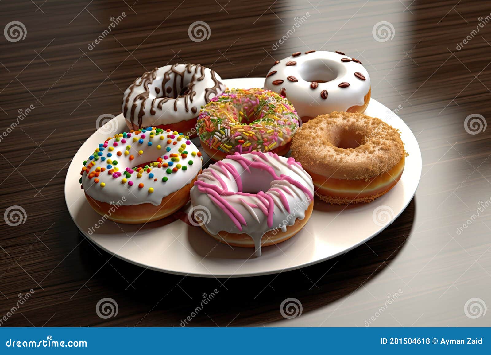 donats from sugar paste. multi-colored sugar art cakes. different types of colorful donats decorated sprinkles and icing. cake art