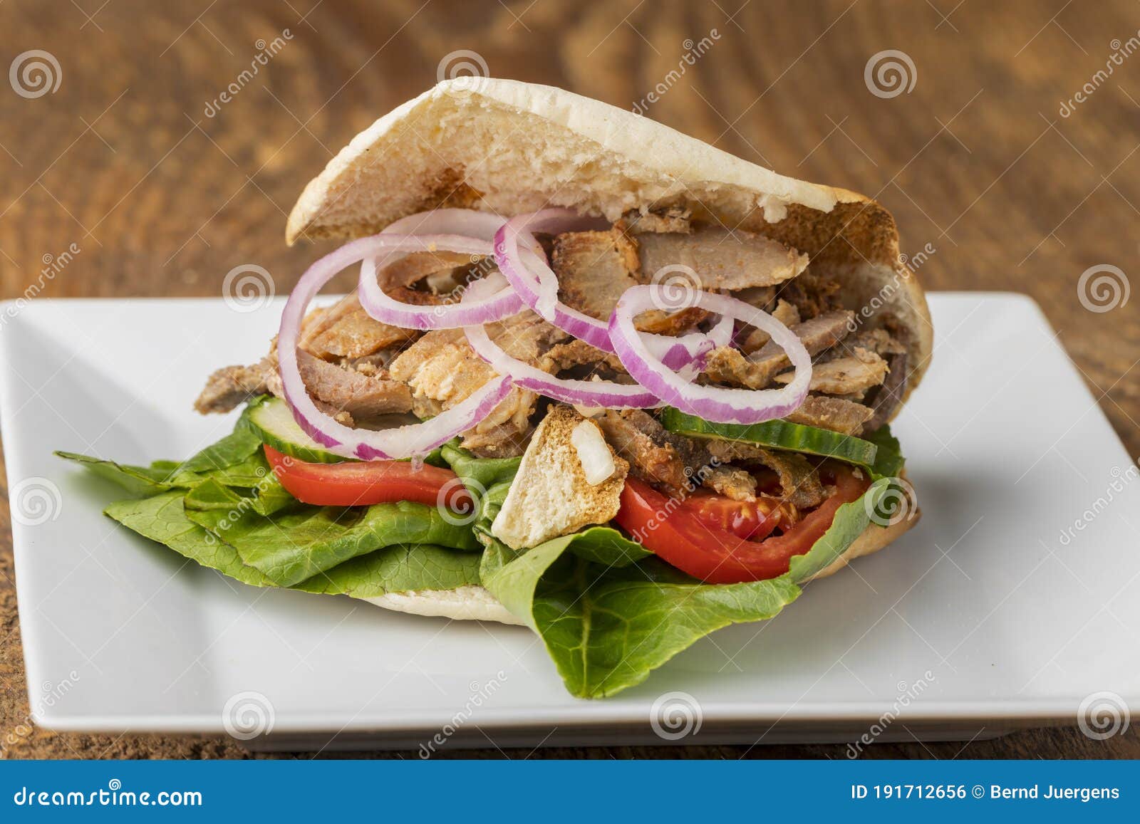 Doner stock photo. Image of doner, spice, lamb, shawarma 191712656