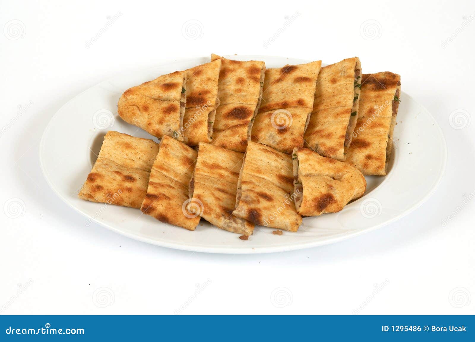 Doner pide. Turkish special pide with meat