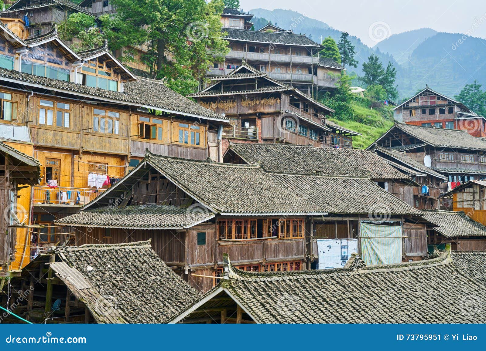 dong village guizhou china view zhaoxing province 73795951