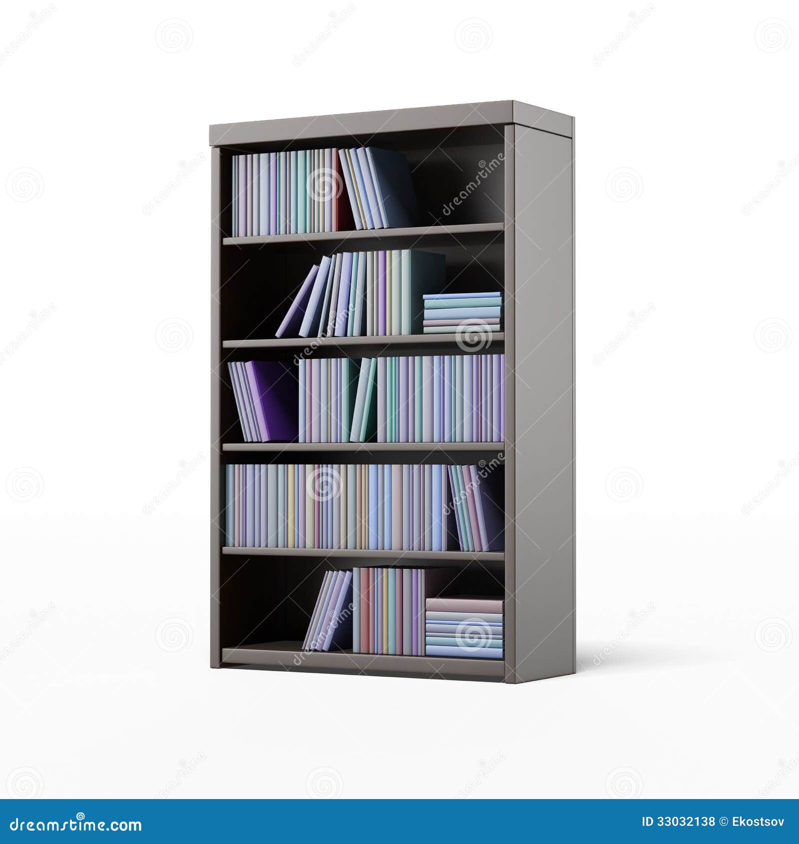 Verslagen onderbreken Diversen Donkere Boekenkast Met Boeken Stock Illustratie - Illustration of leer,  studie: 33032138