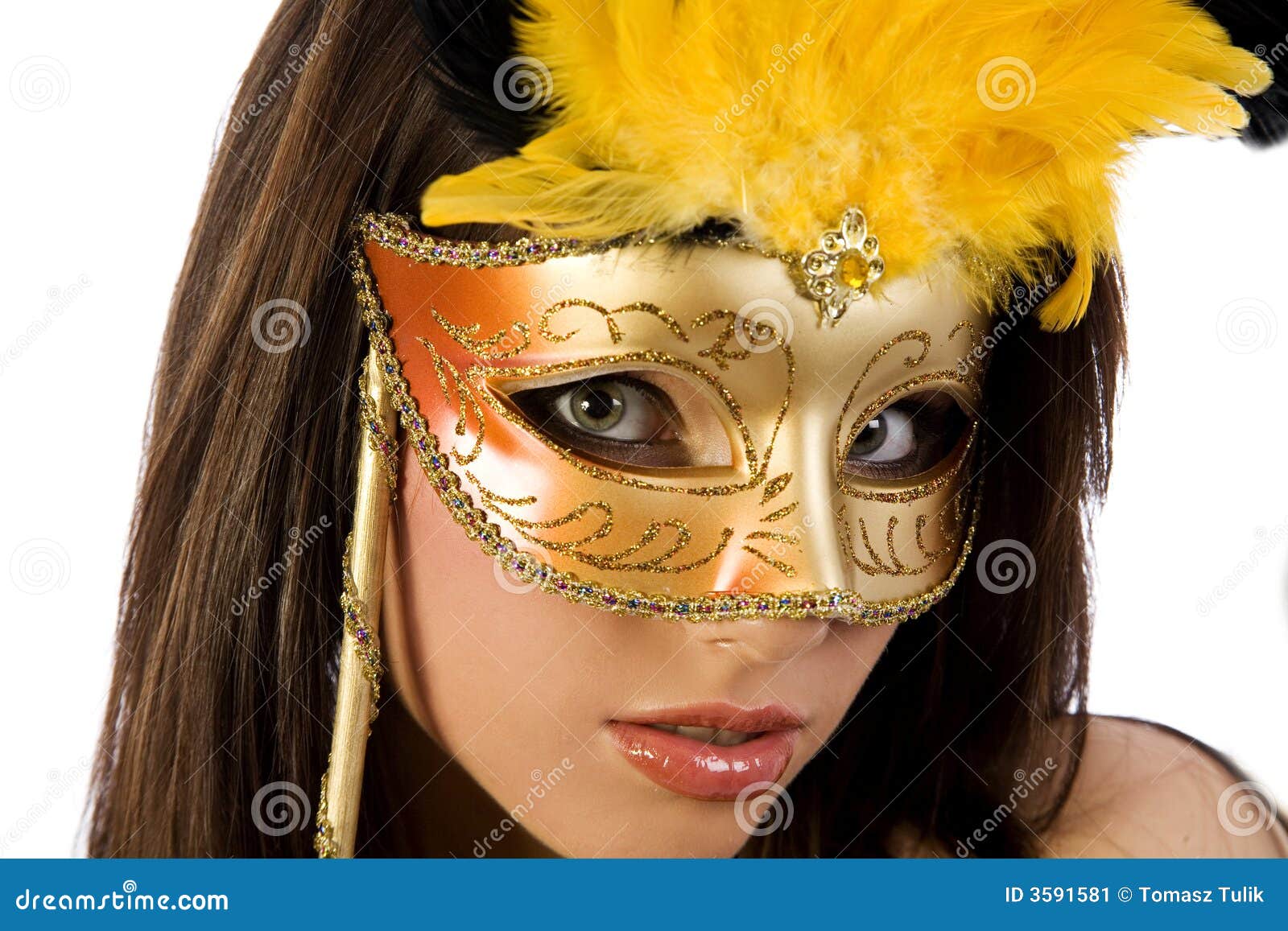 Donna sexy con maschera di carnevale - Foto Stock: Foto, Immagini ©  Petunyia 99506068