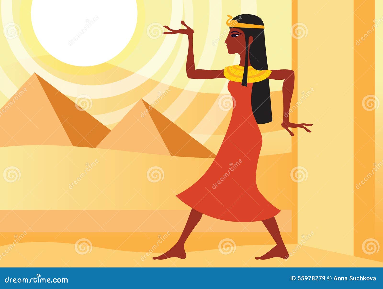 Египетский человек танец