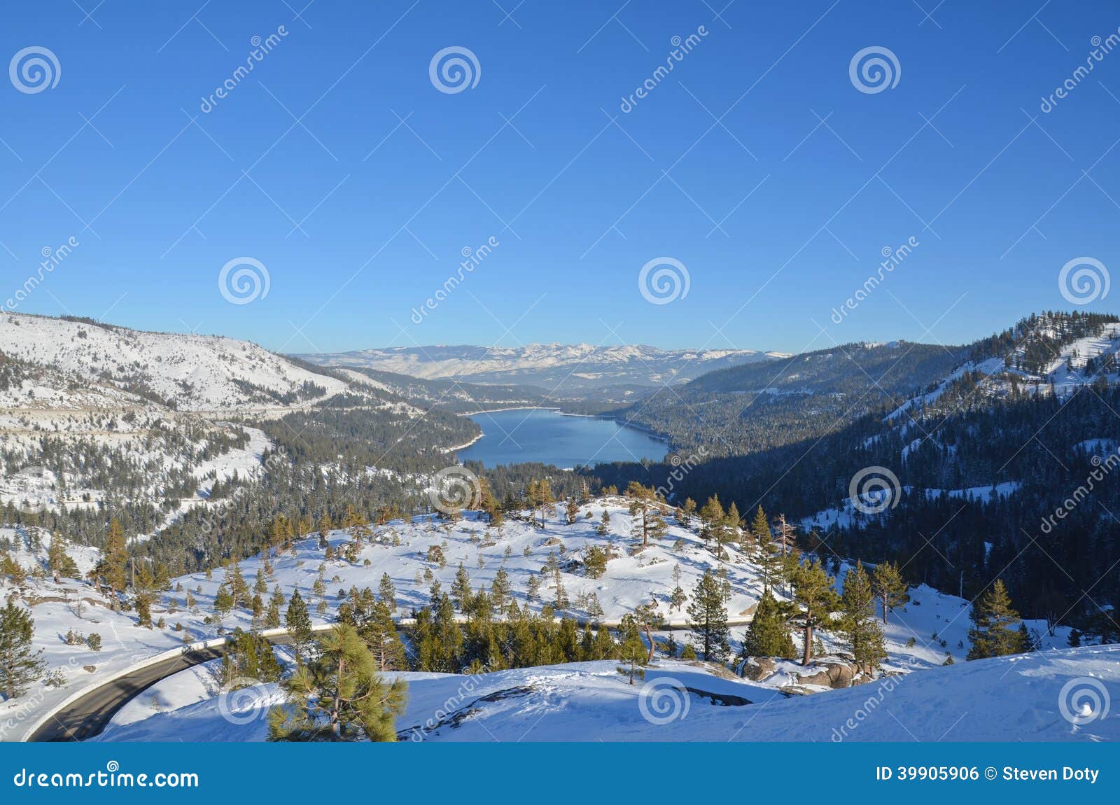Donner Lake Overlook stock photo. Image of california 39905906