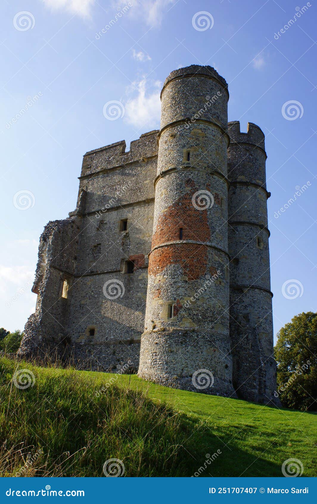 Donnington, West Berkshire UK a View of Medieval Donnington Castle