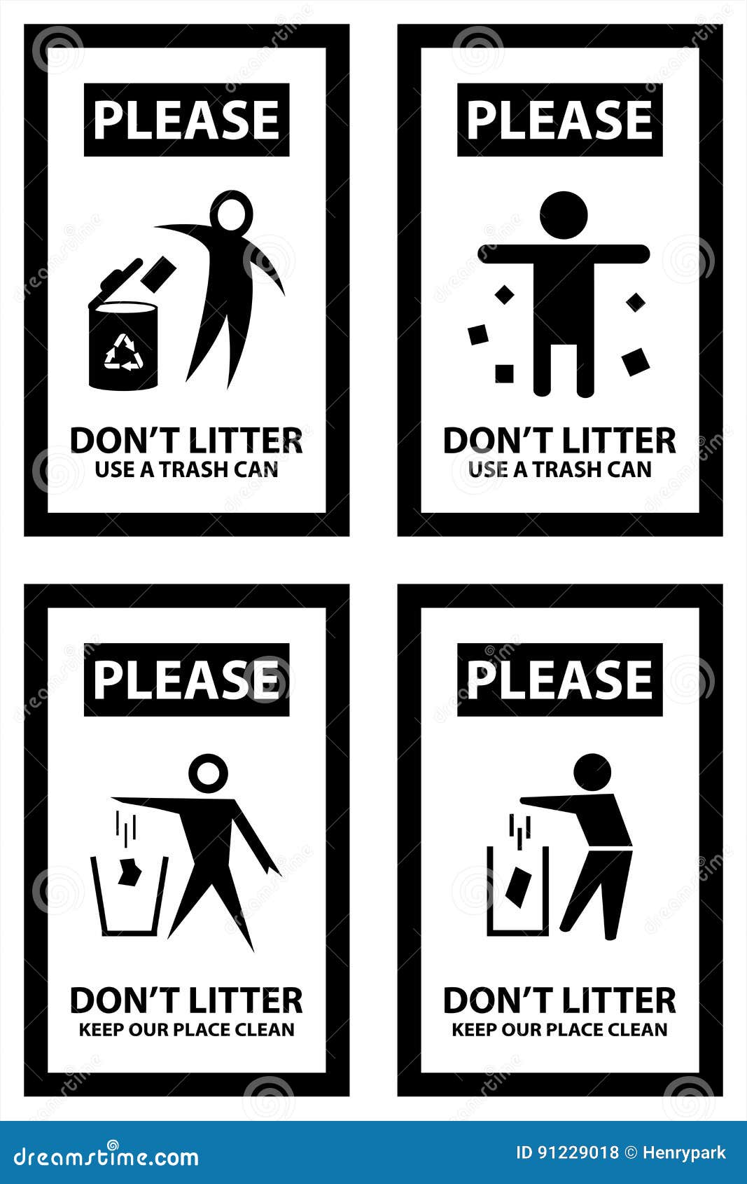 Dont litter sign stock vector. Illustration of conservation 91229018