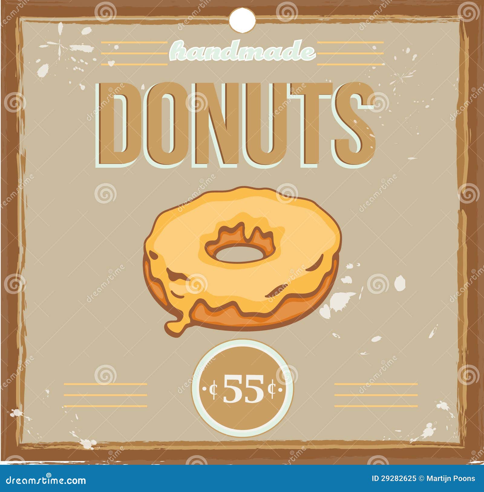Donut Poster Royalty Free Stock Photo Image 29282625